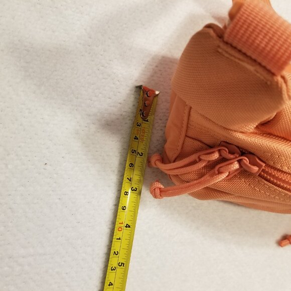 Jansport Coral Pink Fanny Pack Mono Fifth Avenue Style Adjustable w/ Zip Pocket - Picture 7 of 8